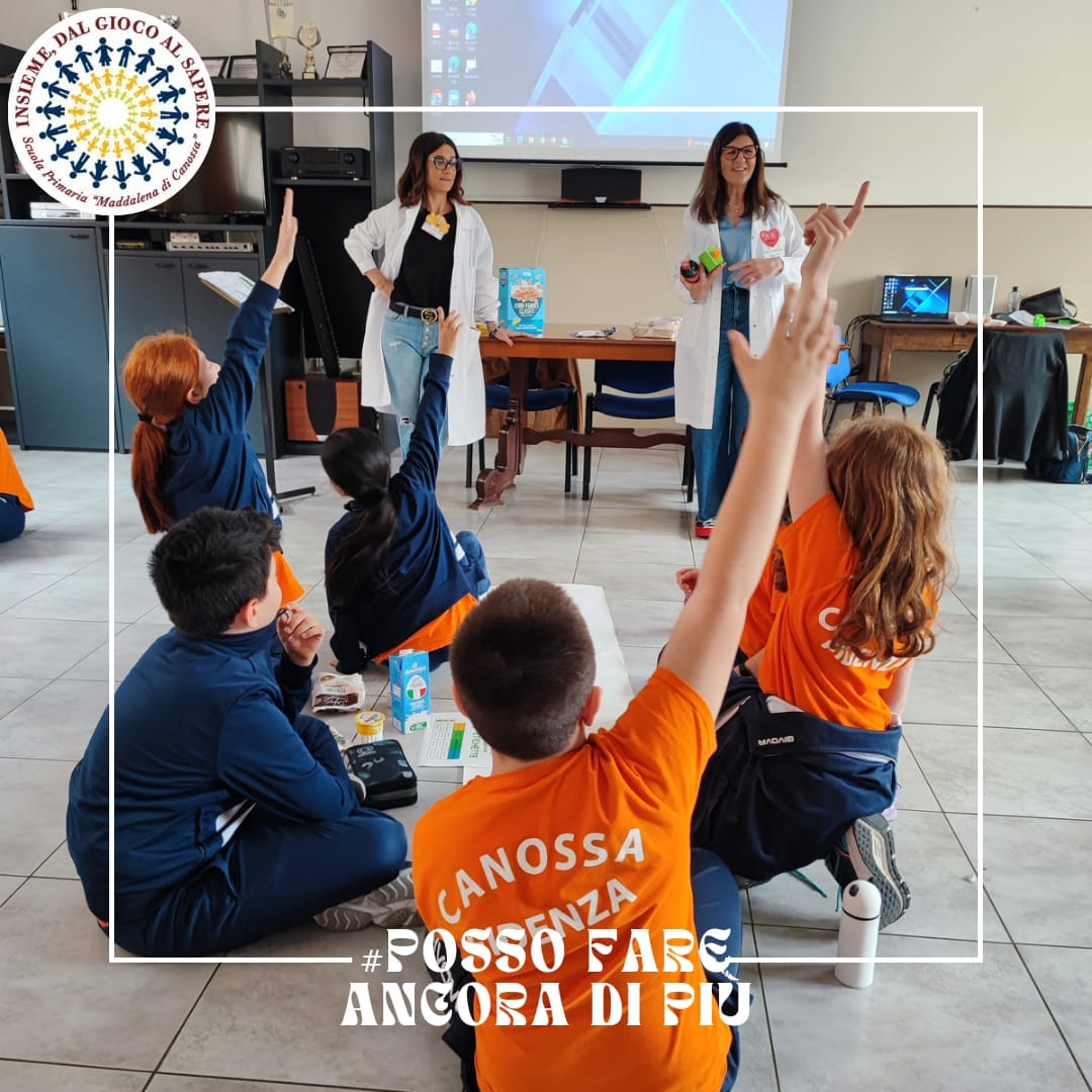 Emozioni a tavola - Settimana della Salute nella Scuola Primaria Paritaria Canossa di Fidenza